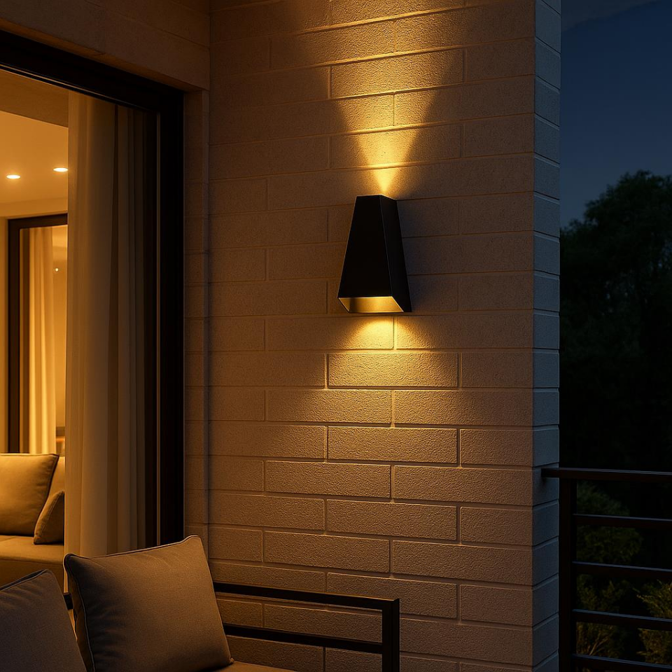 Cata CT-7063 Malta Çift Taraflı 6W LED Aplik - IP54 Dış Mekan Duvar Lambası, 3200K Antrasit