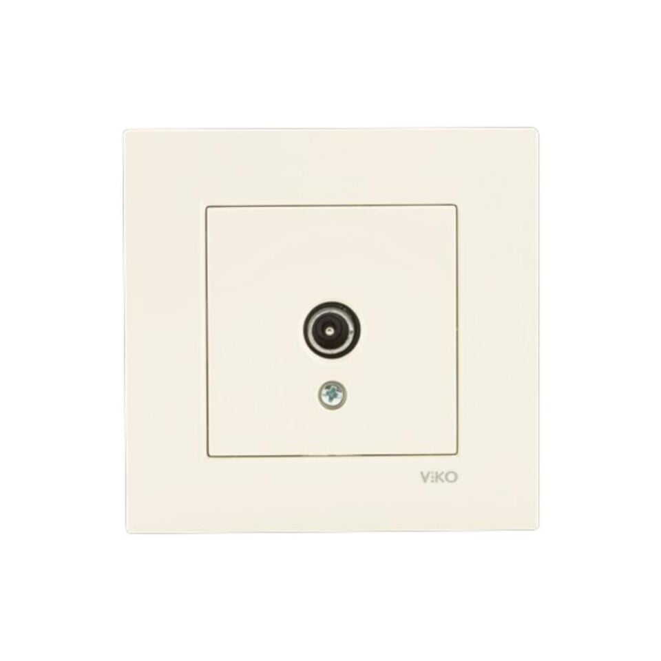 Viko Karre Krem Tv Prizi Çerçeve Dahil