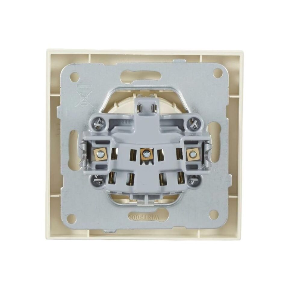 Viko Karre Krem Çocuk Korumalı Topraklı Priz Çerçeve Dahil