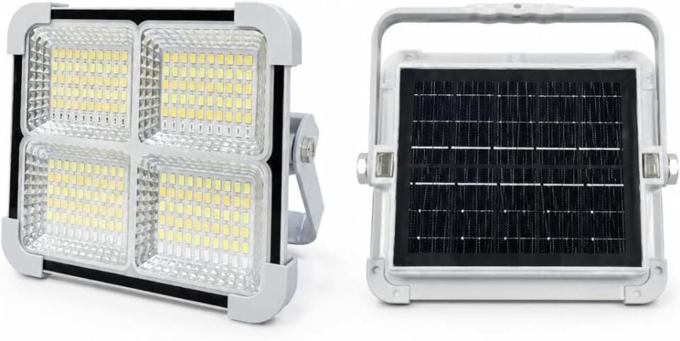Cata Portatif Solar LED Projektör 200W Güneş Enerjili Seyyar LED Işık Taşınabilir Sokak Aydınlatması CT-4698