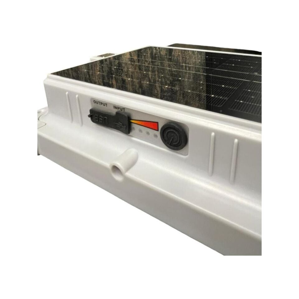 Cata Portatif Solar LED Projektör 200W Güneş Enerjili Seyyar LED Işık Taşınabilir Sokak Aydınlatması CT-4698