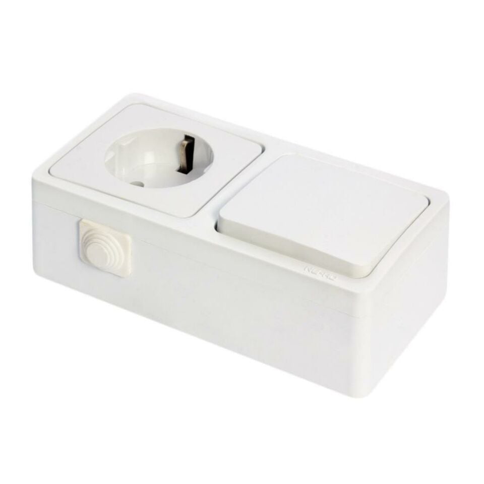 Ne-Ad Sıva Üstü Vavien+Topraklı Priz