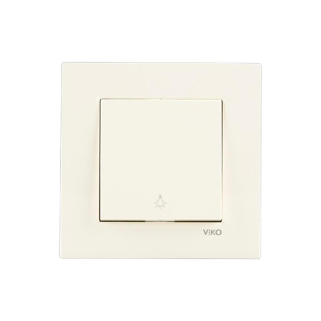 Viko Karre Krem Light Çerçeve Dahil