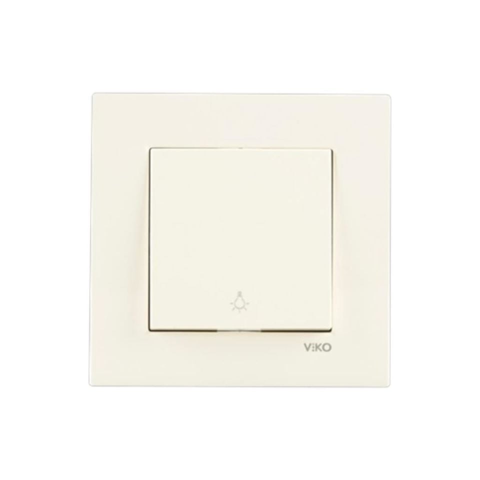 Viko Karre Krem Light Çerçeve Dahil