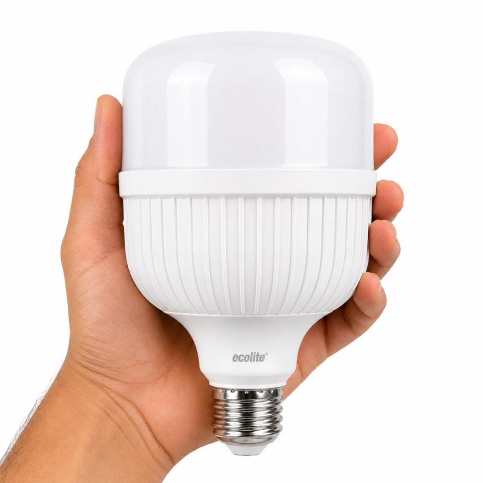 Ecolite 28W Jumbo LED Ampul E27 3000K Sarı Işık 2900 Lümen 172W Eşdeğeri Büyük Boy Enerji Tasarruflu LED Ampul