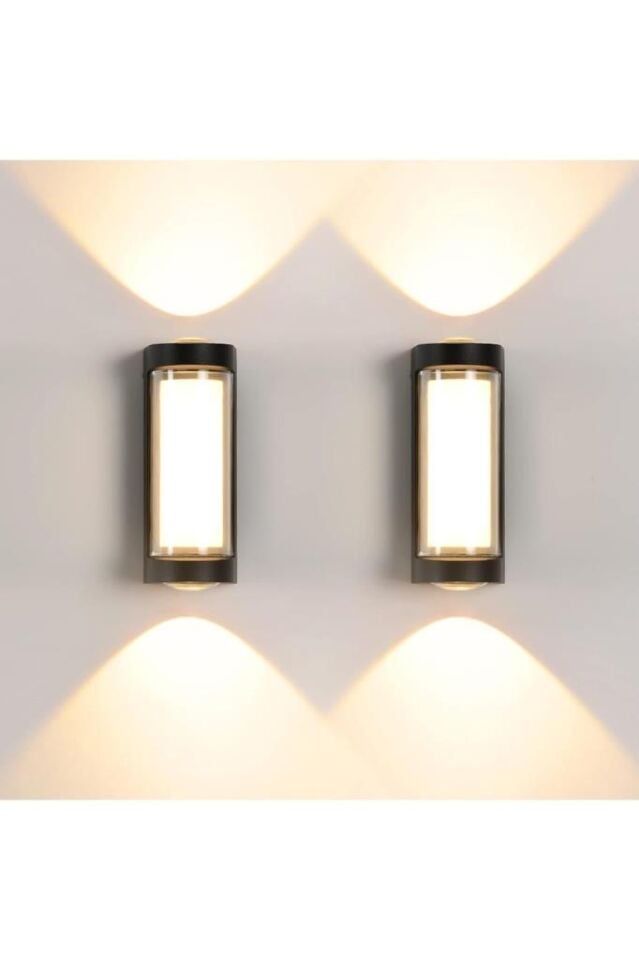 Dekoratif Su Geçirmez Üç Yönlü Led Aplik Cata Lara 9w 3200k Gün Işığı Led Aydınlatma