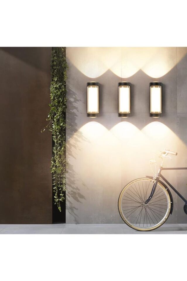 Dekoratif Su Geçirmez Üç Yönlü Led Aplik Cata Lara 9w 3200k Gün Işığı Led Aydınlatma