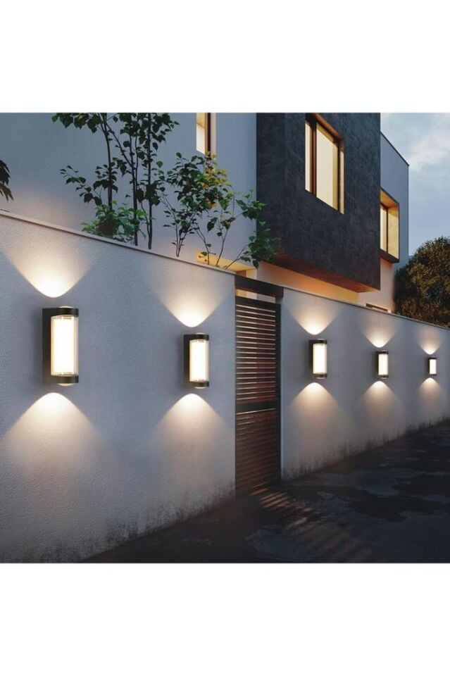 Dekoratif Su Geçirmez Üç Yönlü Led Aplik Cata Lara 9w 3200k Gün Işığı Led Aydınlatma