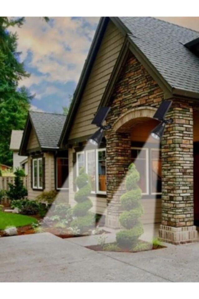 7w 6400K Beyaz Led Işık Güneş Enerjili Kazıklı Çim Lambası Cata Solar Bahçe Armatürü