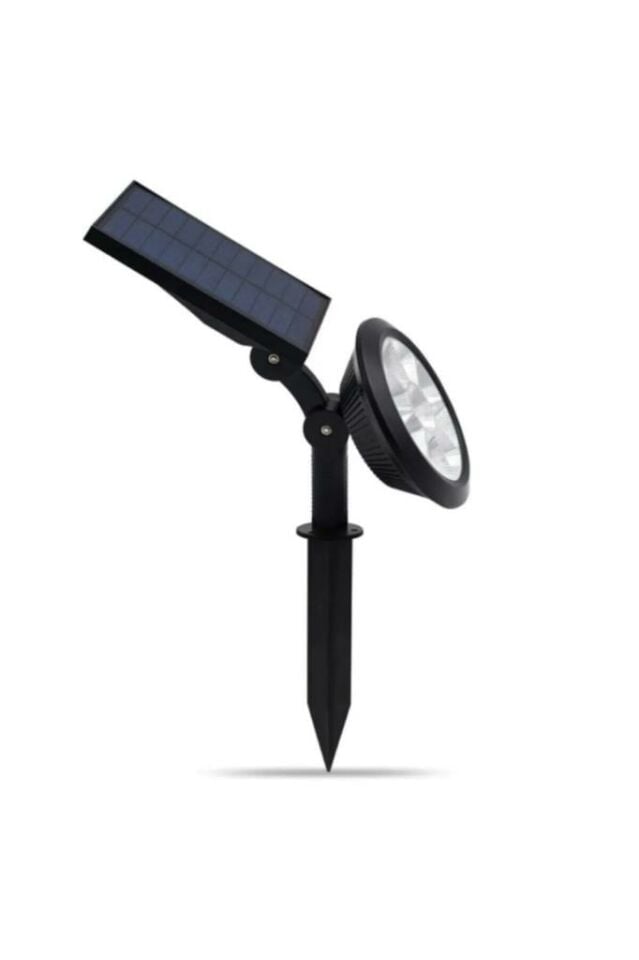 18w 6400K Beyaz Işık Güneş Enerjili Kazıklı Çim Lambası Cata Solar Bahçe Armatürü