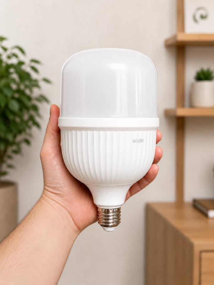 Ecolite 36W Jumbo LED Ampul 6500K Beyaz Işık E27 Duylu 4000 Lümen 200W Eşdeğeri Güçlü Aydınlatma AC220V