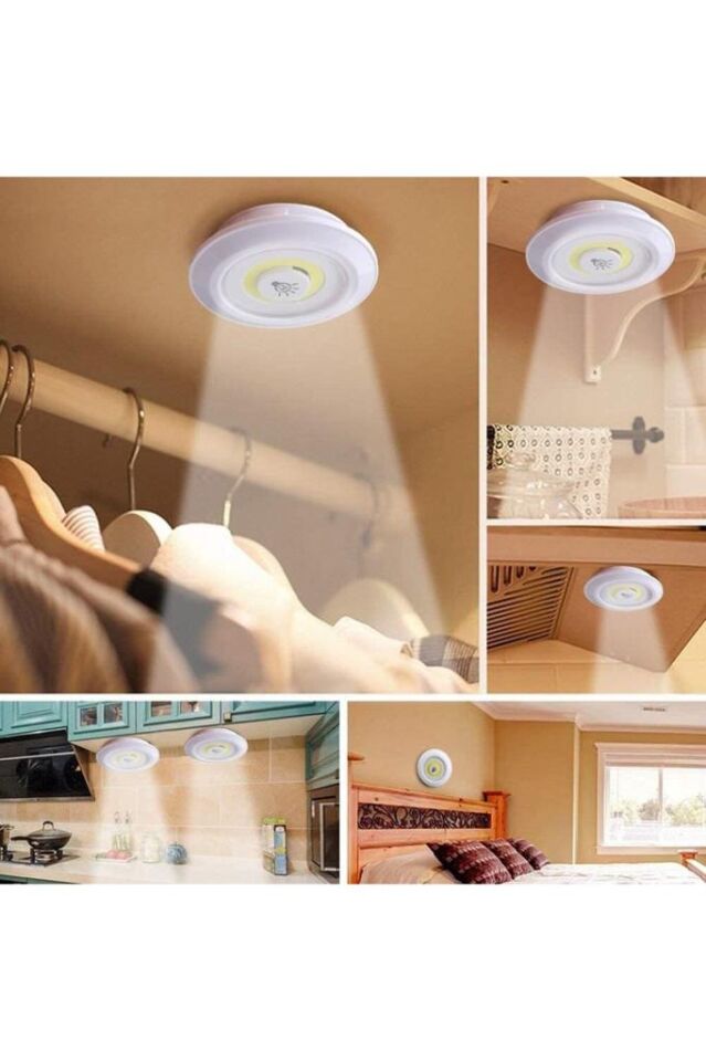 Uzaktan Kumandalı 3’lü Set Hero Led Kabin Led Mutfak Tezgah Banyo Dolap Aydınlatma Gece Lambası