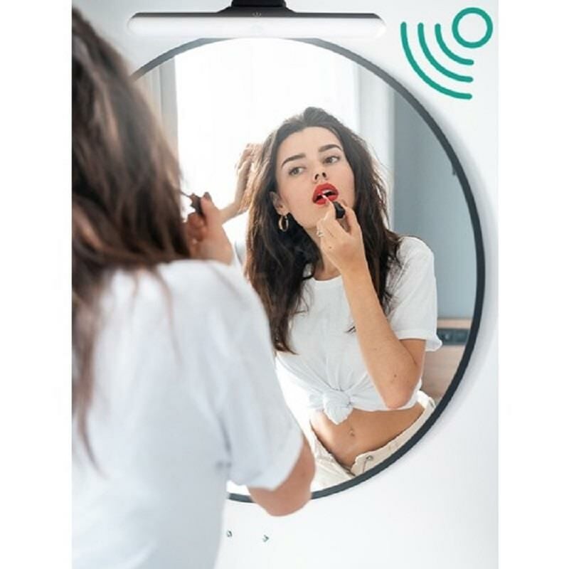 Sensörlü Led Işık Şarjlı Mıknatıslı Led Lamba 5 Watt Nova Siyah Hero Led Aplik 3 Renk Işık Modu