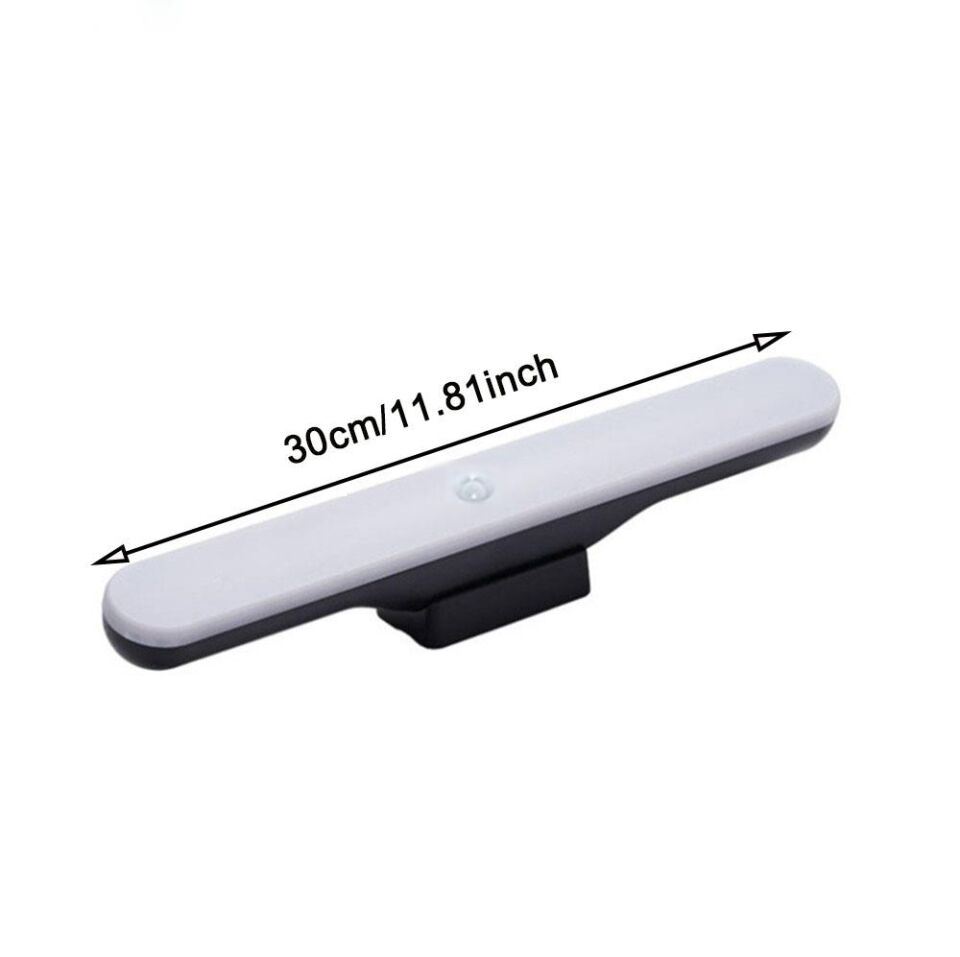 Sensörlü Led Işık Şarjlı Mıknatıslı Led Lamba 5 Watt Nova Siyah Hero Led Aplik 3 Renk Işık Modu