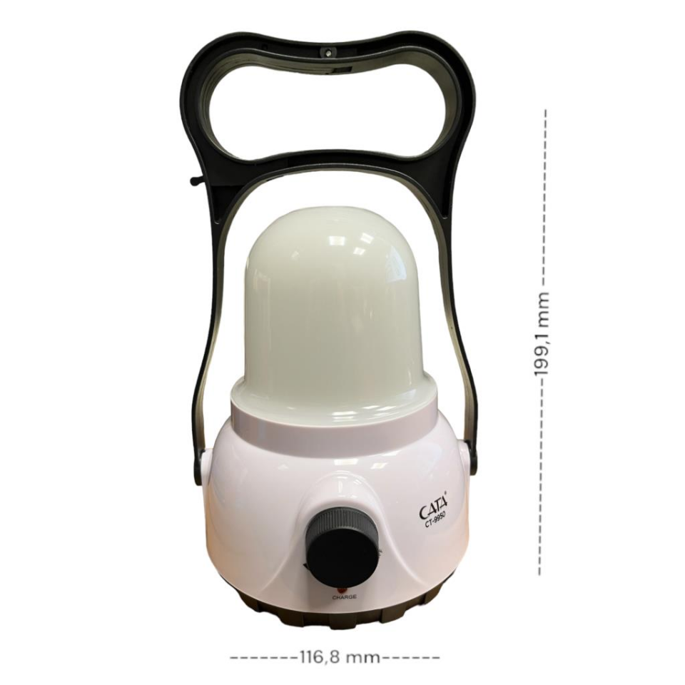 CATA CT-9950 Abant Gemici Tipi El Feneri | 8W Şarjlı LED Fener, Yüksek Işık Gücü, Taşınabilir El Tipi Aydınlatma