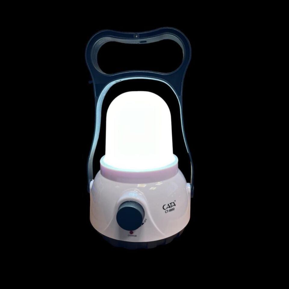 CATA CT-9950 Abant Gemici Tipi El Feneri | 8W Şarjlı LED Fener, Yüksek Işık Gücü, Taşınabilir El Tipi Aydınlatma