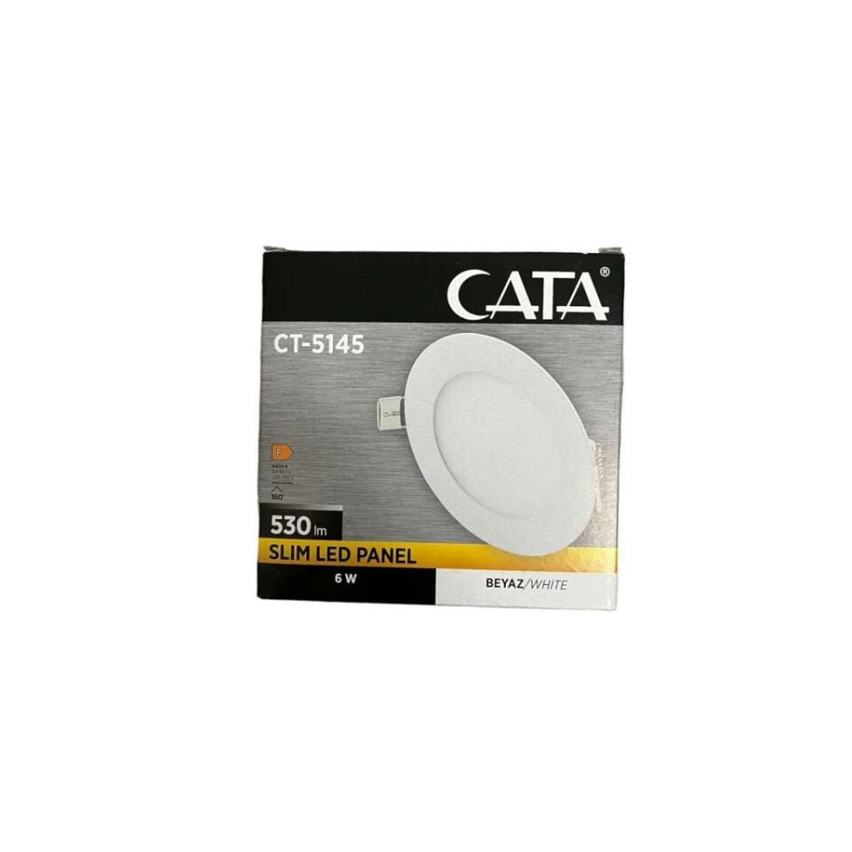 Cata 6 Watt Slim Led Panel Spot Beyaz Işık 5145