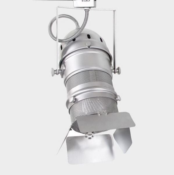 Par 30 Ray Spot Kanatlı & Telli Armatür Gümüş E27 Duylu (Ampulsuz Boş Kasa)