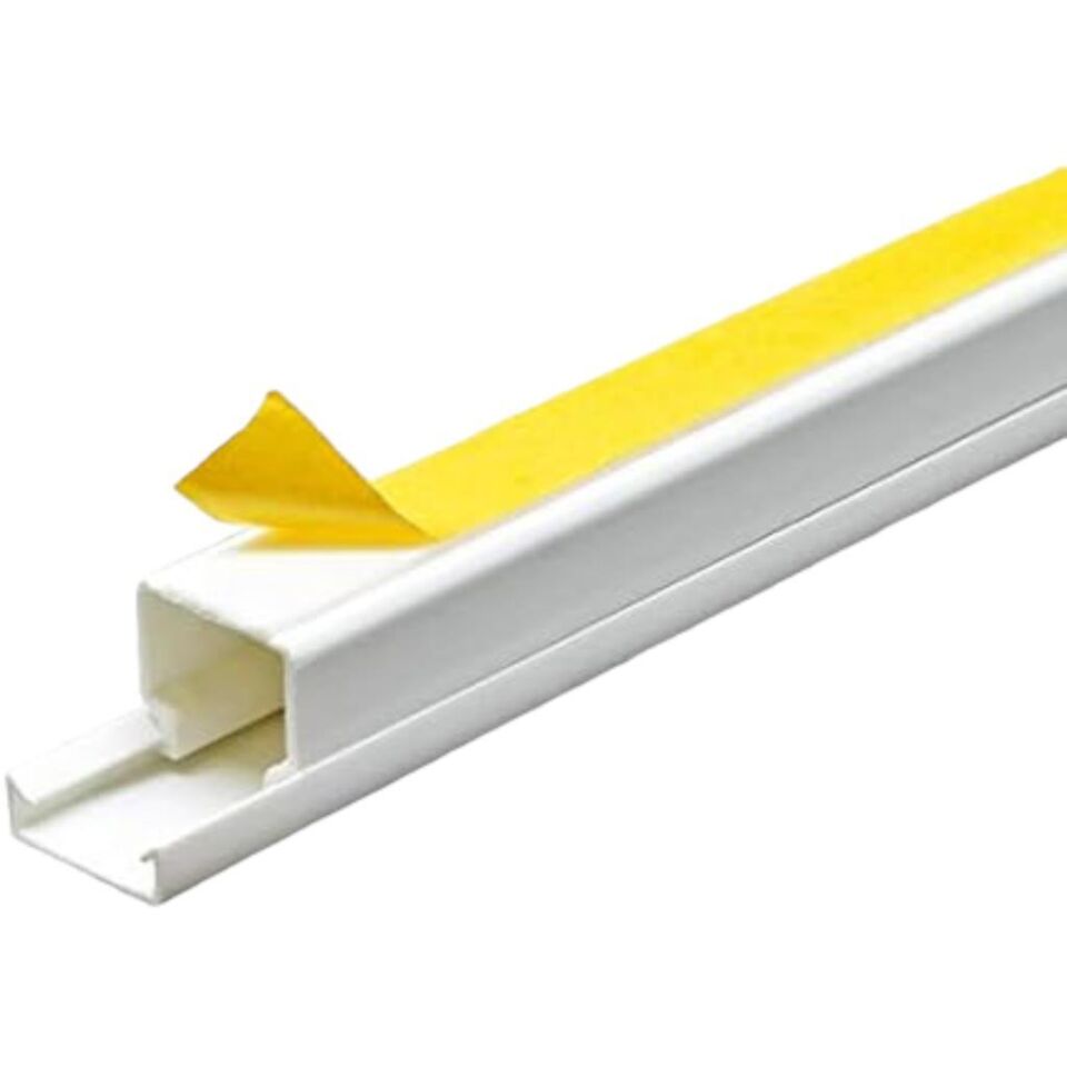 16x16 Yapışkanlı Plastik Kablo Kanalı 10 Metre DE-PA