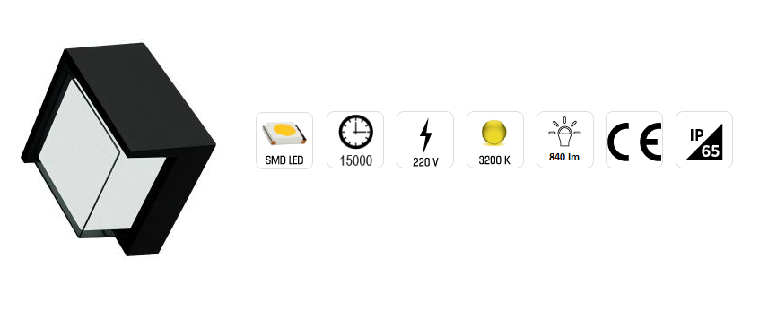 CATA 12 Watt Sıva Üstü Ledli Aplik CT-7074