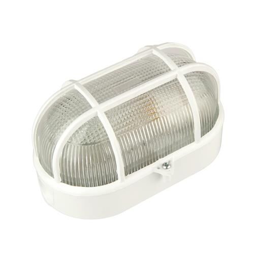 Çetsan Plastik Oval Kafesli Armatür Hilal E27 Duylu