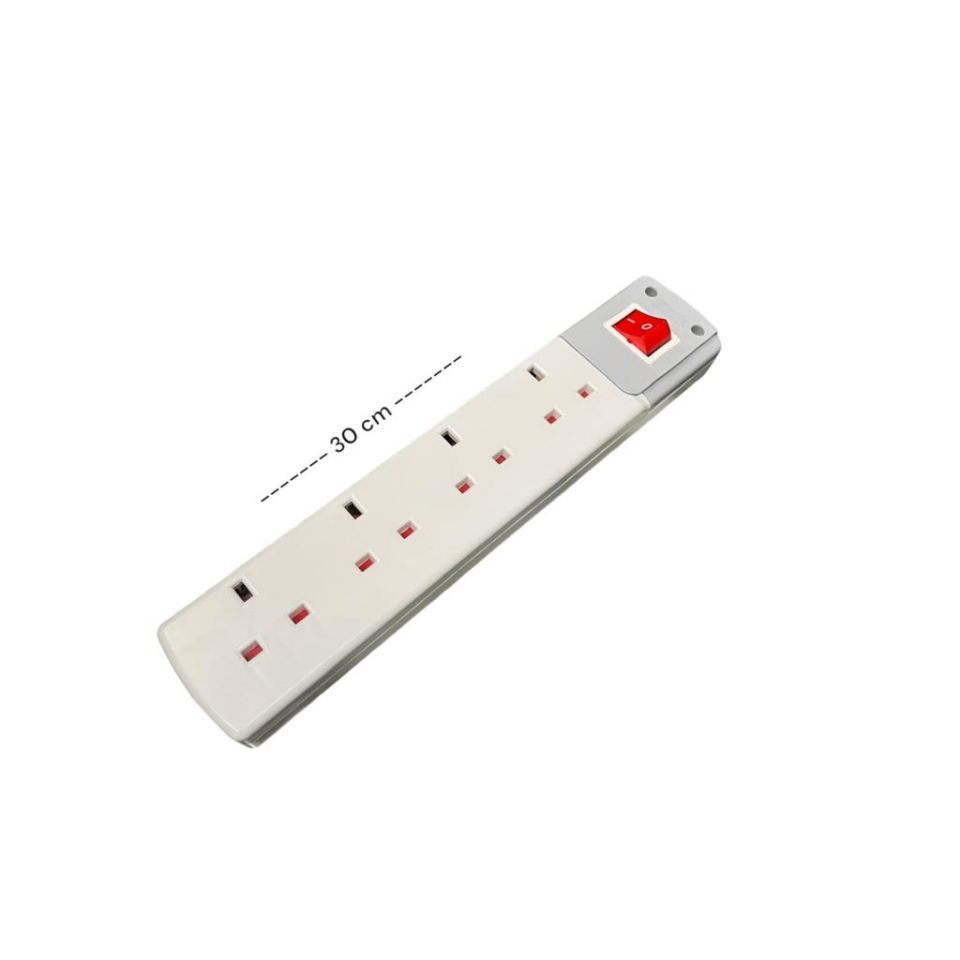 De-pa İngiliz Tipi Grup Priz 4'lü Anahtarlı Kablosuz 41400