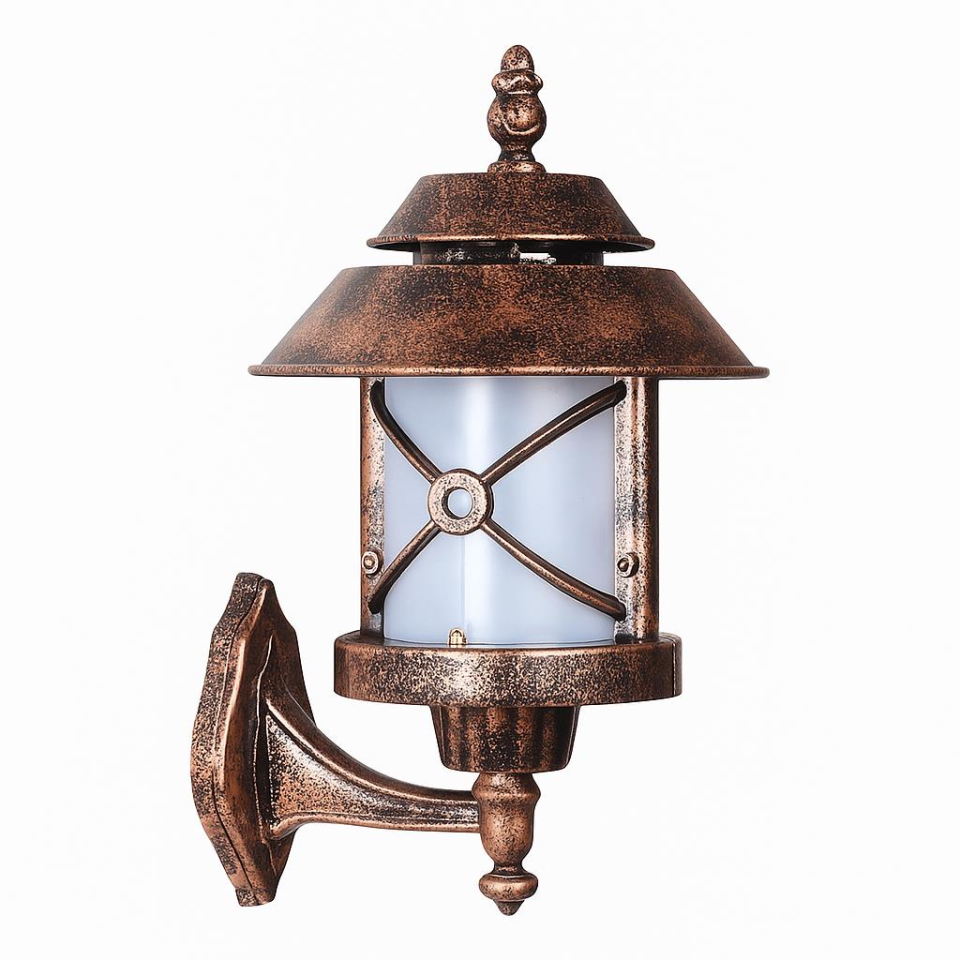 Şanlı Aydınlatma ŞA792 Bahçe Duvar Apliği | 40 cm Yükseklik | ABS Gövde | E27 Duy | Polikarbon Cam | Dış Mekan Aydınlatma