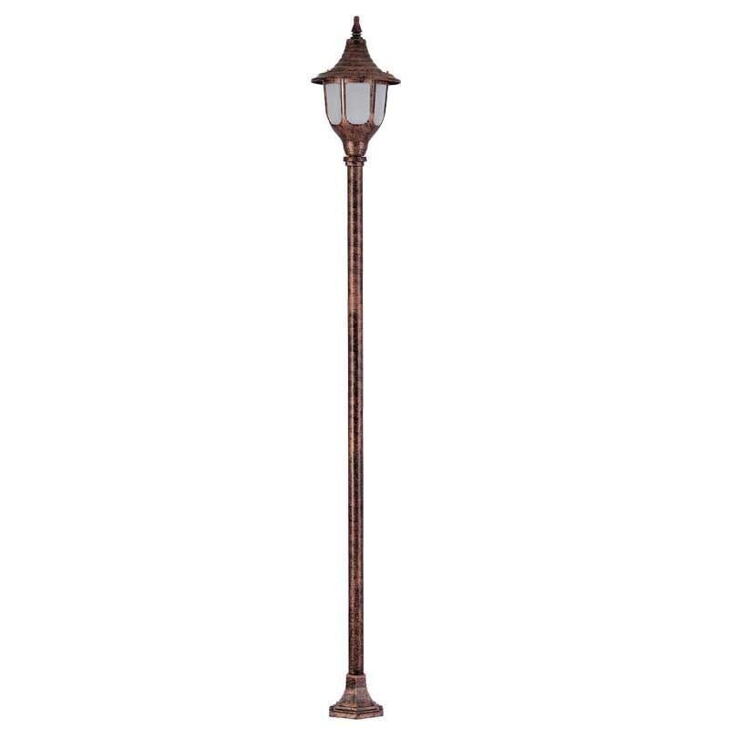 Şanlı ŞA845 Bahçe Aydınlatma Direği – 175 cm Yükseklik, E27 Duylu, Döküm Tabanlı, Polikarbon Camlı