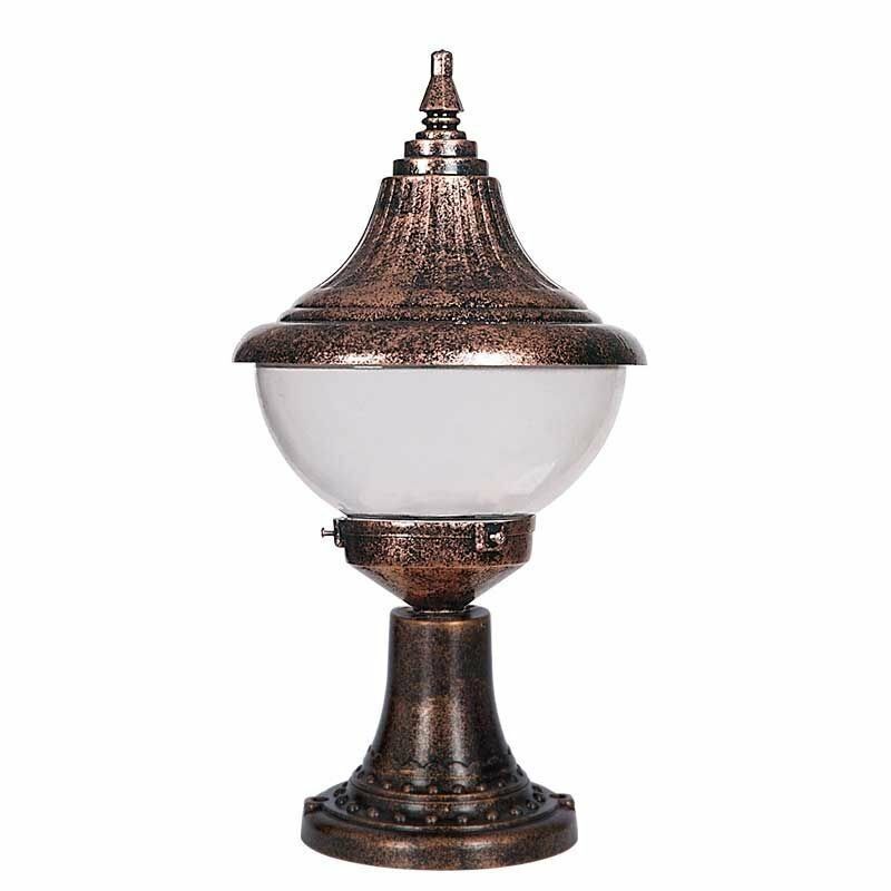 Şanlı Bahçe Armatür Set Üstü 850 – 50 cm, 27 cm En, E27 Duy, ABS Plastik Gövde, Polikarbon Cam (Ampul Hariç)