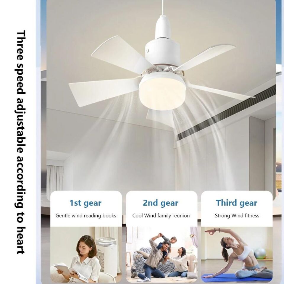 62 Watt 3 Farklı Renk Modlu Dimlenebilir Cata Lodos Kumandalı Fan Led Ampul