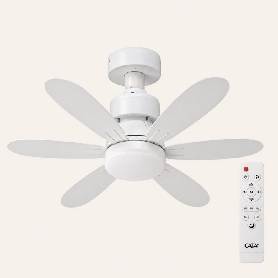 62 Watt 3 Farklı Renk Modlu Dimlenebilir Cata Lodos Kumandalı Fan Led Ampul