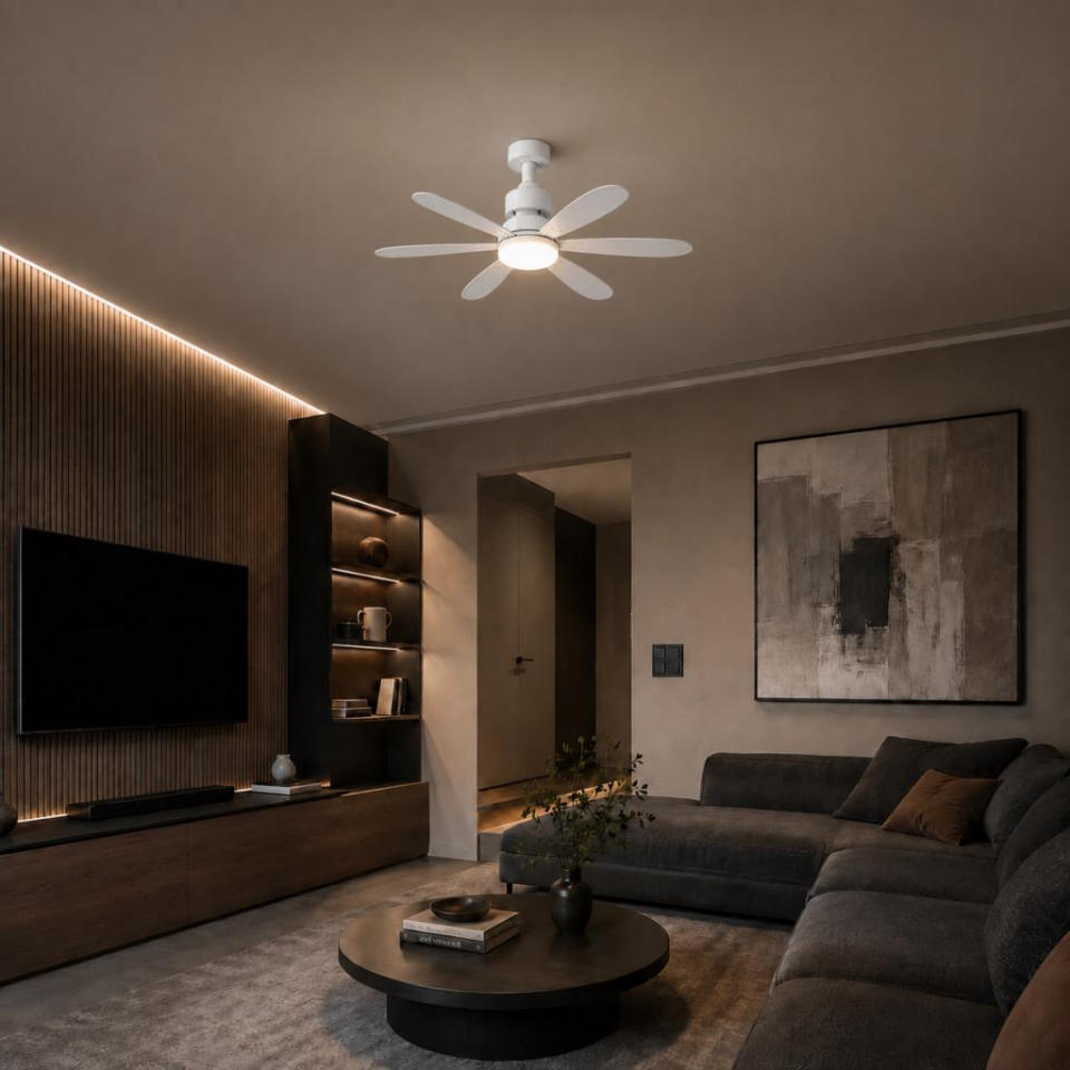 62 Watt 3 Farklı Renk Modlu Dimlenebilir Cata Lodos Kumandalı Fan Led Ampul