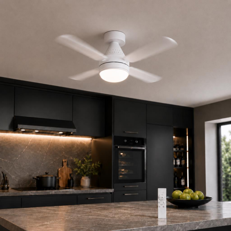 Cata CT-1155 Karayel Fanlı LED Ampul 82W | E27 Duy | 3 Renk Değişimli | Dimmerli | Aydınlatma + Vantilatör Bir Arada