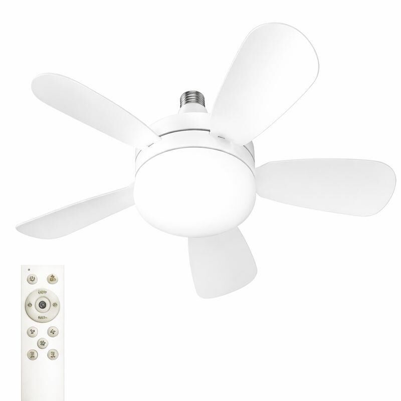 Cata CT-1155 Karayel Fanlı LED Ampul 82W | E27 Duy | 3 Renk Değişimli | Dimmerli | Aydınlatma + Vantilatör Bir Arada