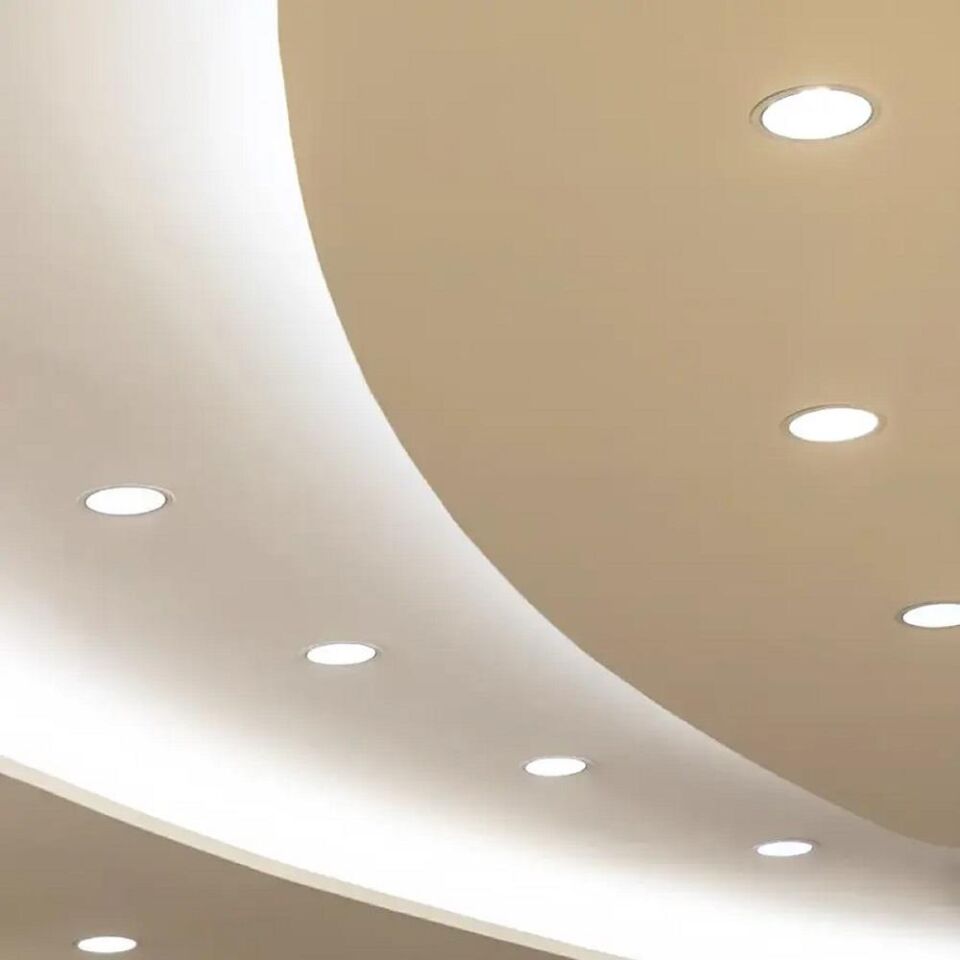 Cata 6W Slim LED Panel Spot | 3000K Günışık | İnce Tasarım | Tavan Tipi Gömme Aydınlatma | CT-5145G