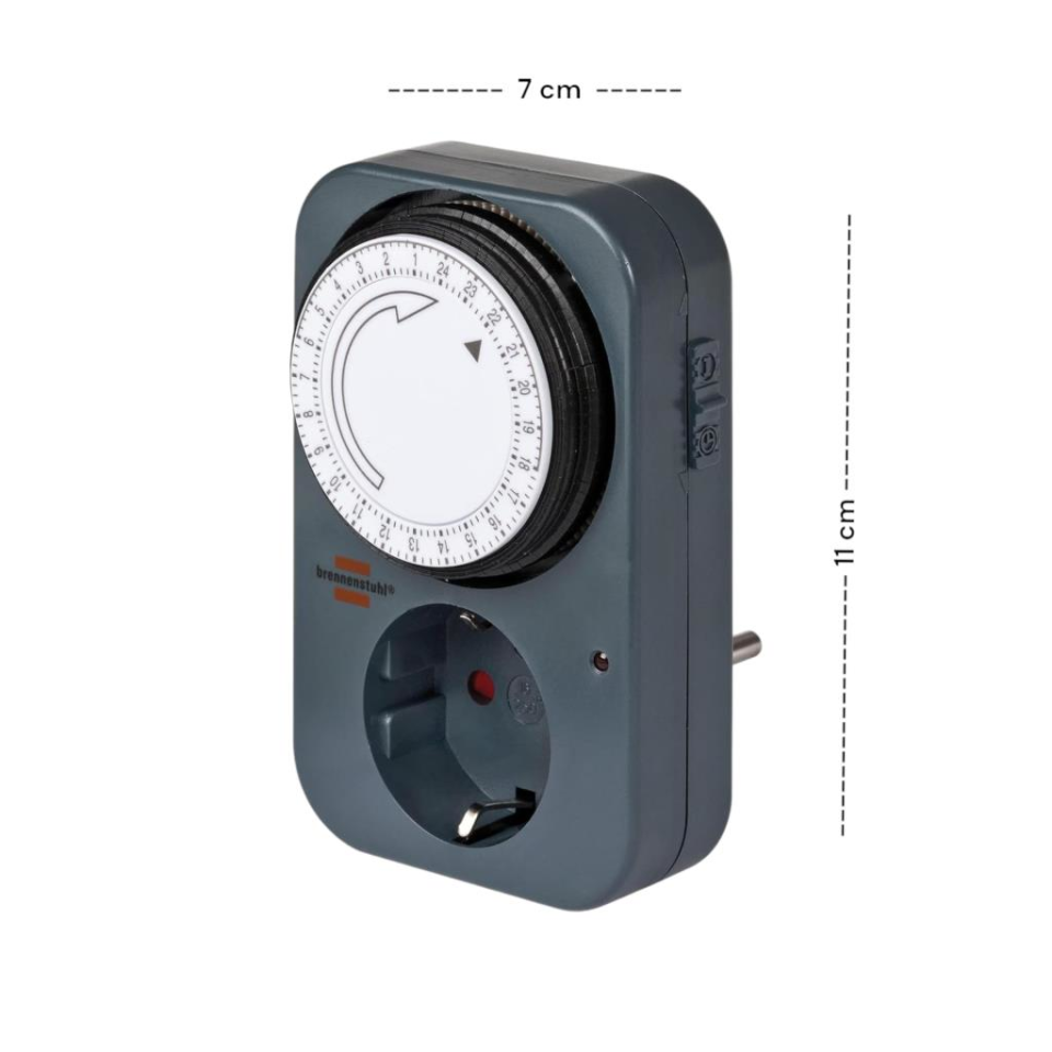 Brennenstuhl 24 Saat Mekanik Zaman Ayarlı Mz 20-1 Priz