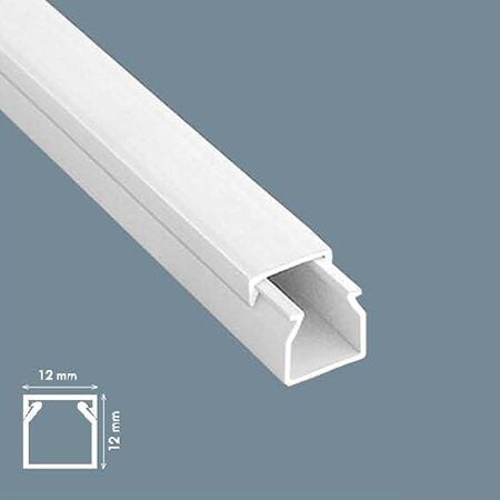 Mutlusan 12x12 Plastik Kablo Kanalı Eko 250 Metre