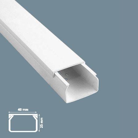 Mutlusan 40x25 Plastik Kablo Kanalı Eko 80 Metre