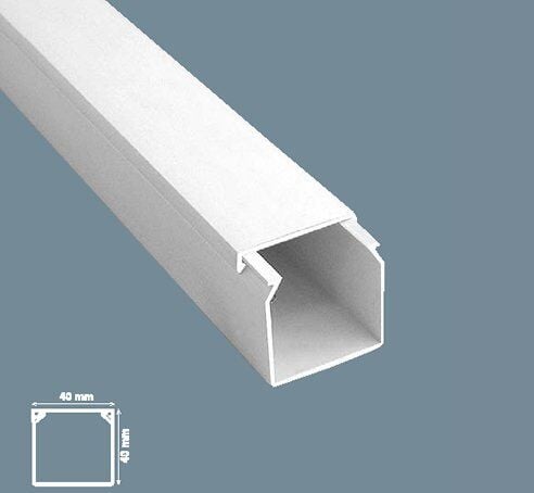 Mutlusan 40x40 Plastik Kablo Kanalı Eko 50 Metre