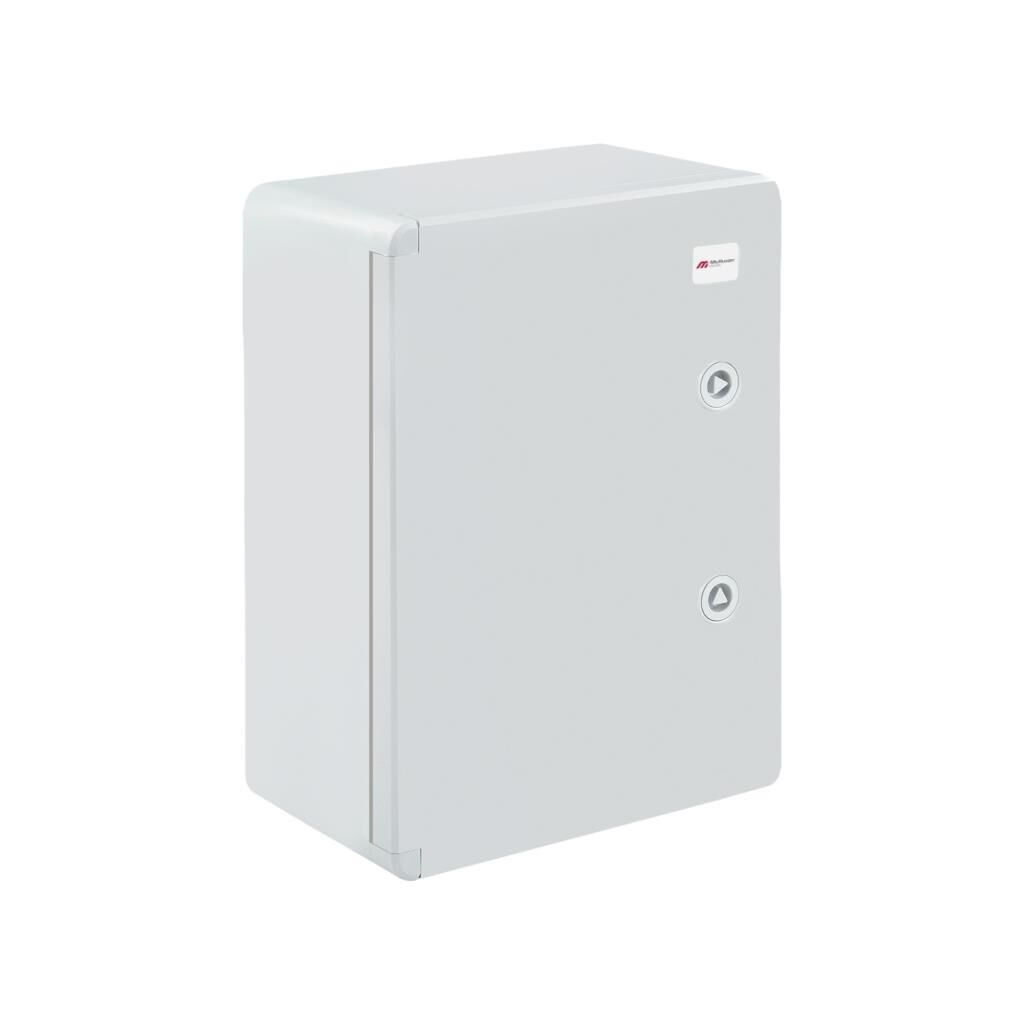 Mutlusan 25x35x15 Plastik Opak Kapaklı Pano Taban Saçlı