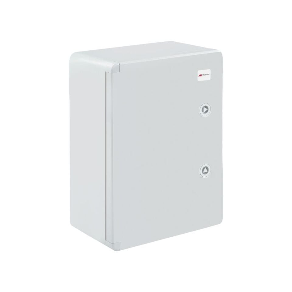 Mutlusan 25x35x15 Plastik Opak Kapaklı Pano Taban Saçlı