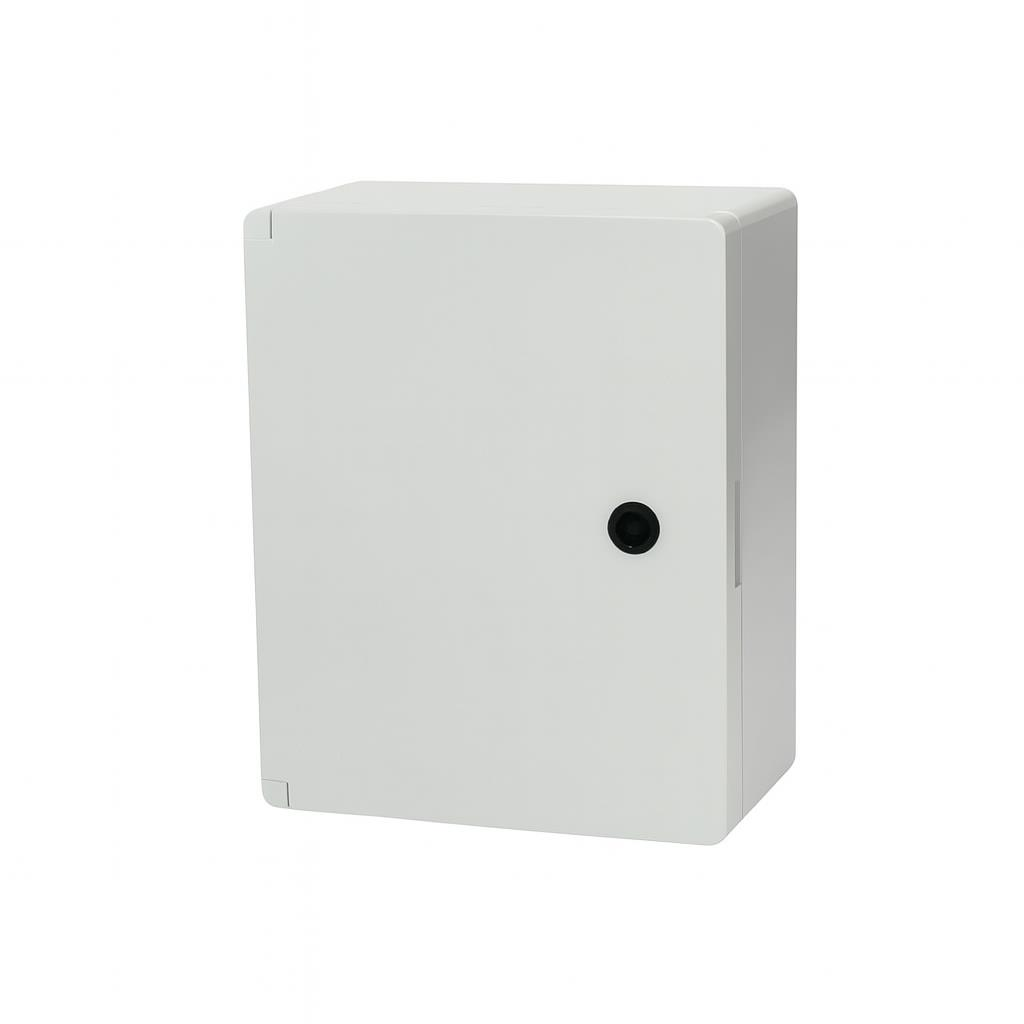 Çetinkaya Pano ÇP 5022 – 18x24x12 cm Opak Kapaklı ABS Polikarbon Elektrik Panosu, Galvaniz Taban Saçlı