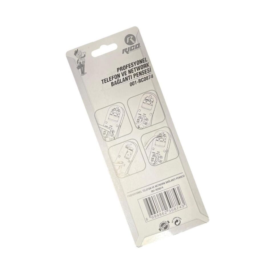 Rico Profesyonel Telefon Network Bağlantı Pensesi Bilgisayarcı Pensesi