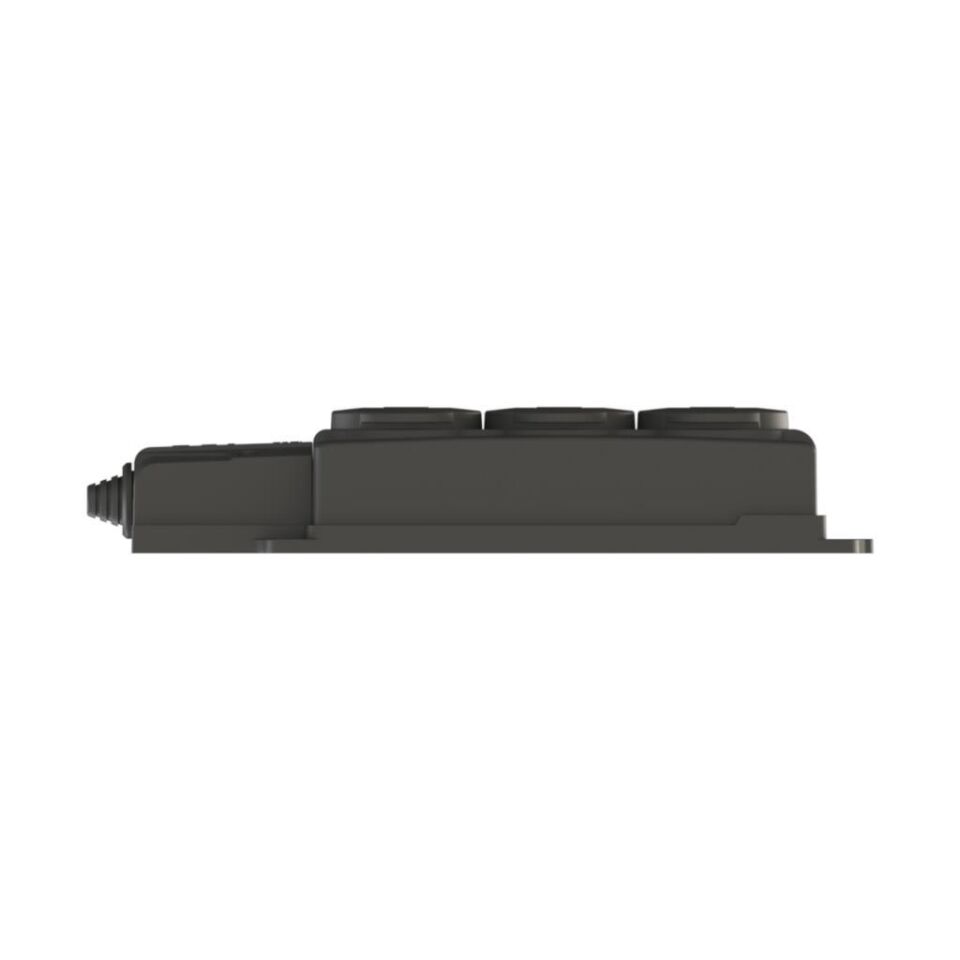 Ne-Ad 4103 Kauçuk Üçlü Grup Priz – 16A, 220-250V, Darbeye Dayanıklı, Yerli Üretim