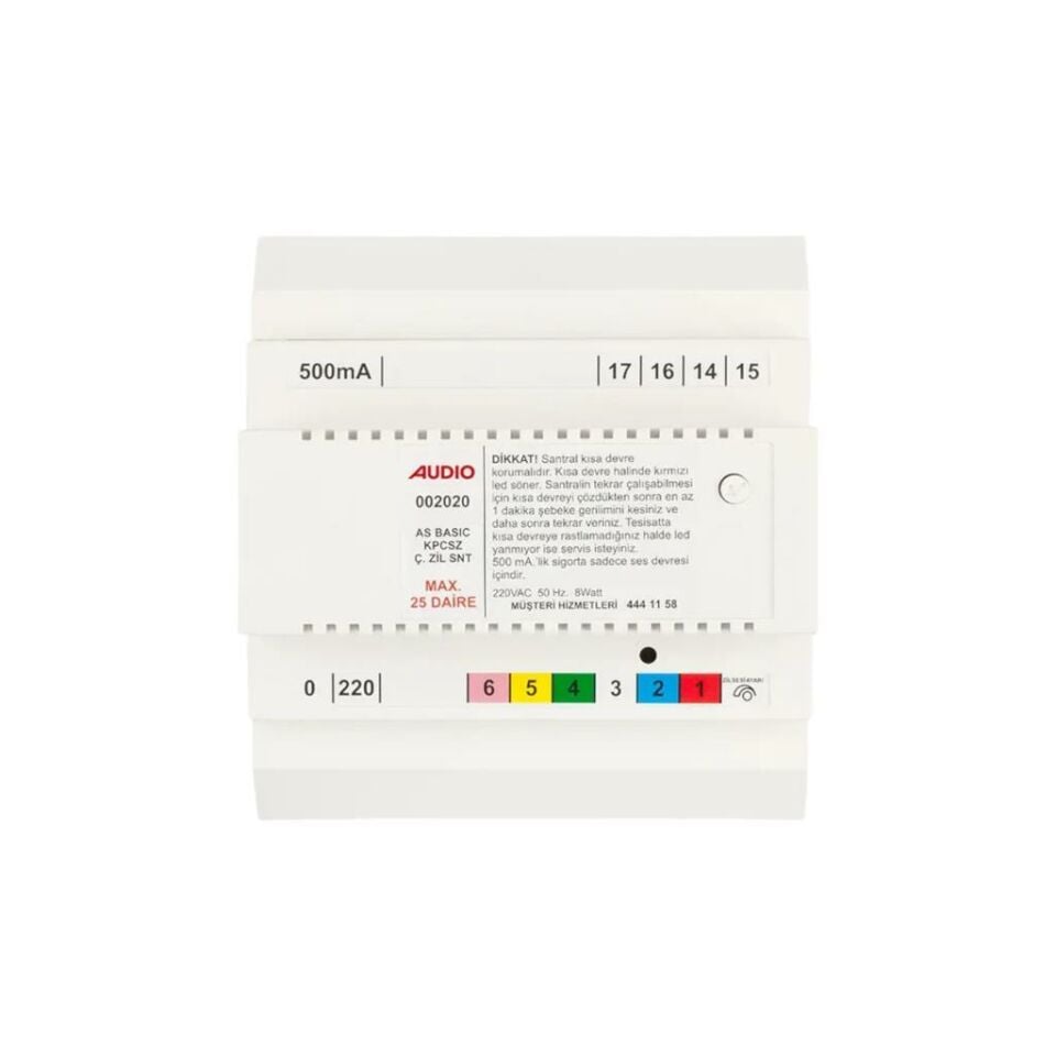 Audio 10 Daire Kapıcısız Diafon Sistemi Komple Paket