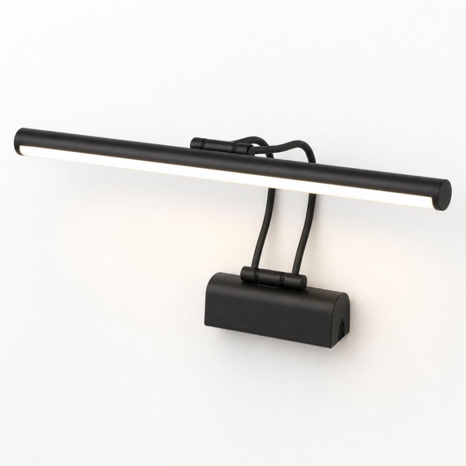 SekaTech 35cm Flüt Aplik – Siyah Kasa, 6W 3200K Gün Işığı LED Ayna Üstü Banyo ve Resim Aydınlatma Lambası | Şık ve Modern Tasarım