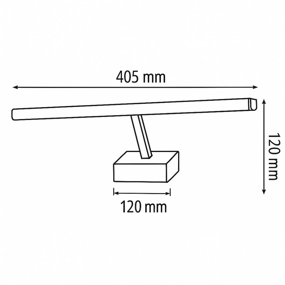 Horoz Kanarya 40 cm 8W LED Ayna ve Resim Apliği | 4200K Doğal Beyaz, 720 Lümen, IP45 Su Korumalı, Açma/Kapama Anahtarlı, 64W Eşdeğer, Banyo & Makyaj Aplik, 220V