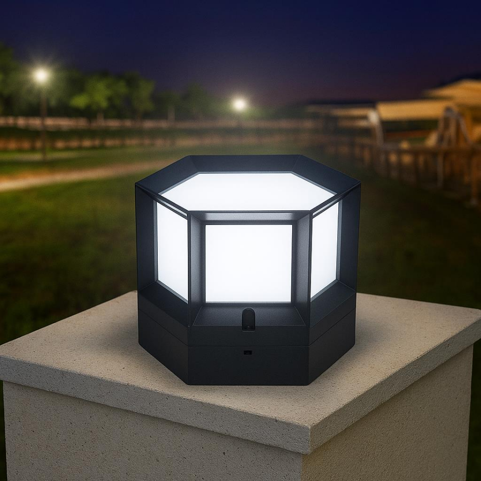 Zita Ultra6 Set Üstü Bahçe Aydınlatma Lambası – E27 Duy, IP54 Suya Dayanıklı, UV ve Darbelere Karşı Dayanıklı,Dış Mekan Bahçe Duvar Üstü Lamba