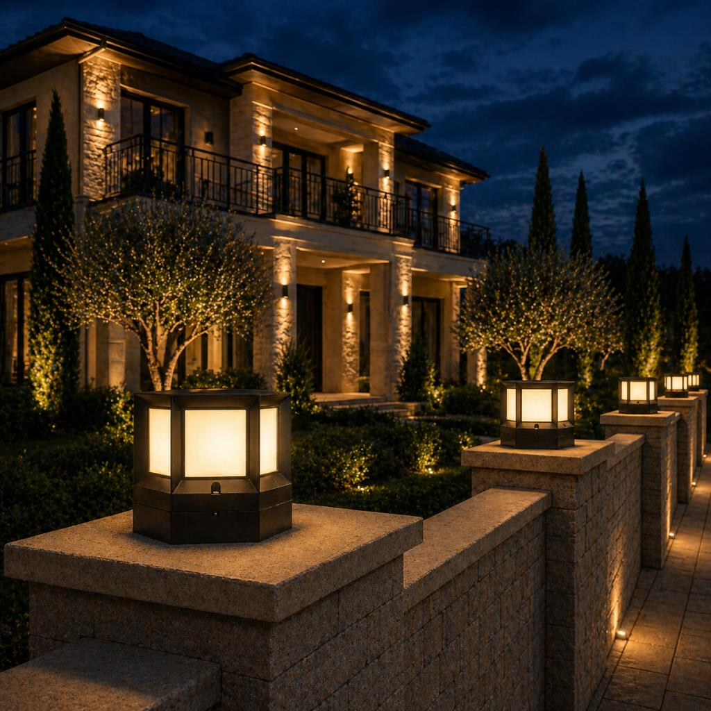 Zita Ultra6 Set Üstü Bahçe Aydınlatma Lambası – E27 Duy, IP54 Suya Dayanıklı, UV ve Darbelere Karşı Dayanıklı,Dış Mekan Bahçe Duvar Üstü Lamba