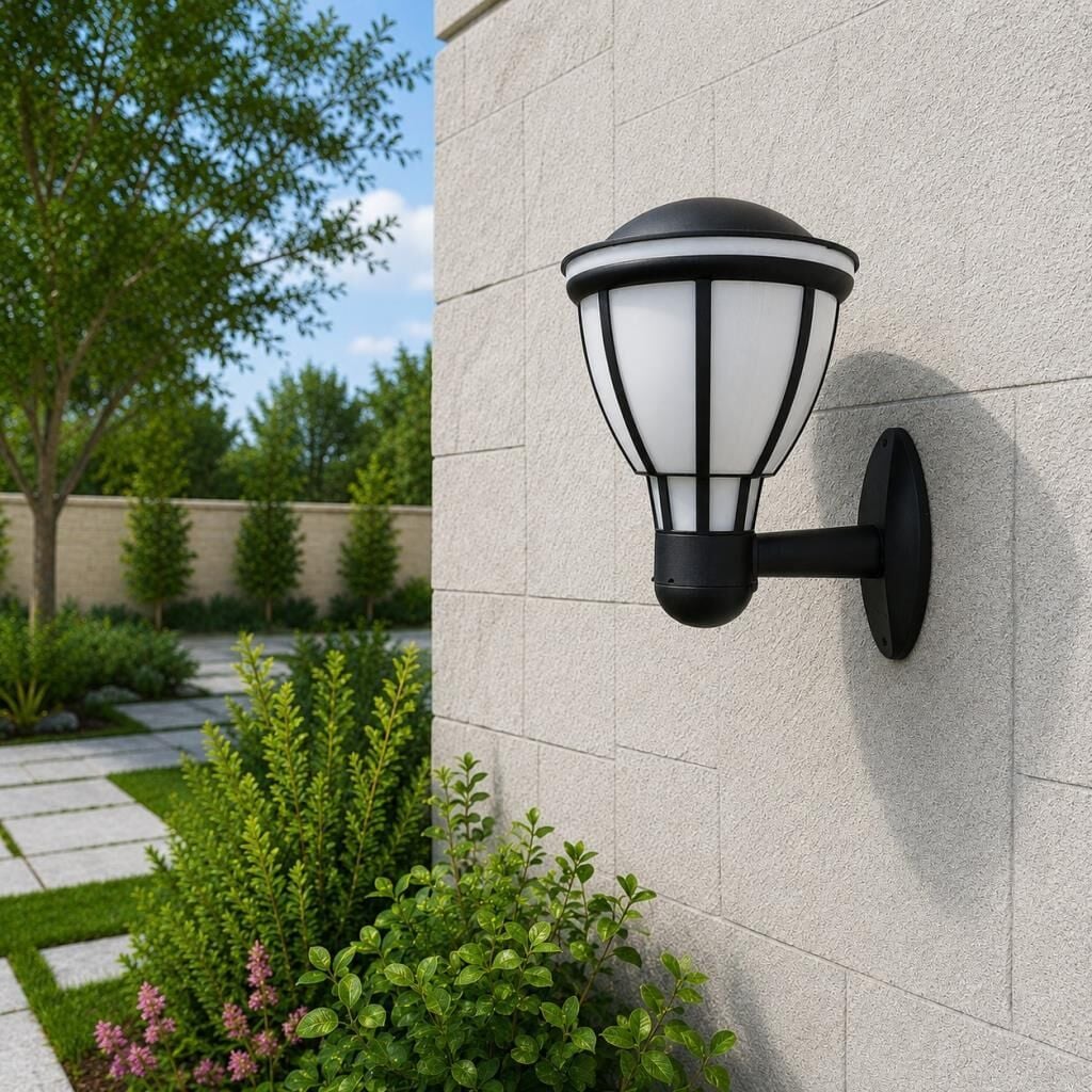 Zita Kupa Bahçe Duvar Apliği 37 cm | E27 Duy | IP54 Dış Mekan Aydınlatma | UV Protection | Teras, Veranda ve Yürüyüş Yolu (Ampul Hariç)